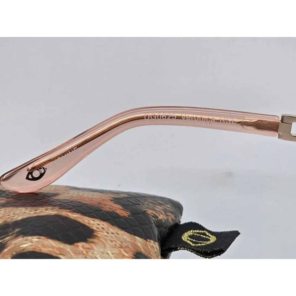 Sofia Vergara x Foster Grant Veronica Shield Sunglasses Womens OS Rose Gold -New
